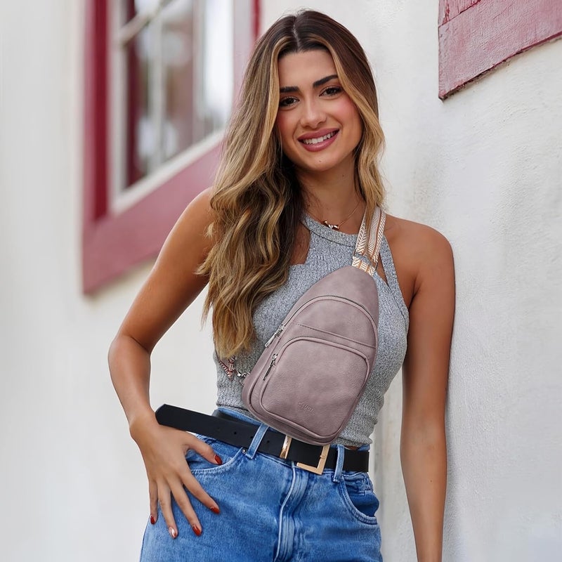 CLUCI Small Sling Bag for Women, Vegan Leather Fanny Pack Crossbody Bags for Women, Unique Birthday Gifts - Image 2